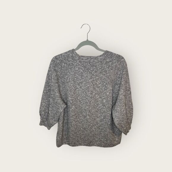 Madewell Telluride Pullover Sweater Marled Storm Size Small - Picture 5 of 8